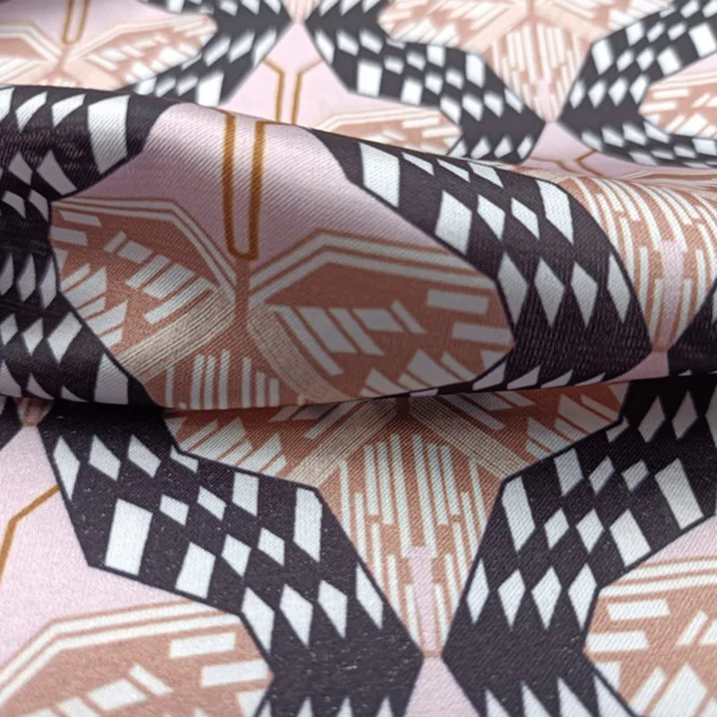 

Polyester dress fabric customization Snakeskin pattern series digital printing sewing pillowcase needlework handmade materials