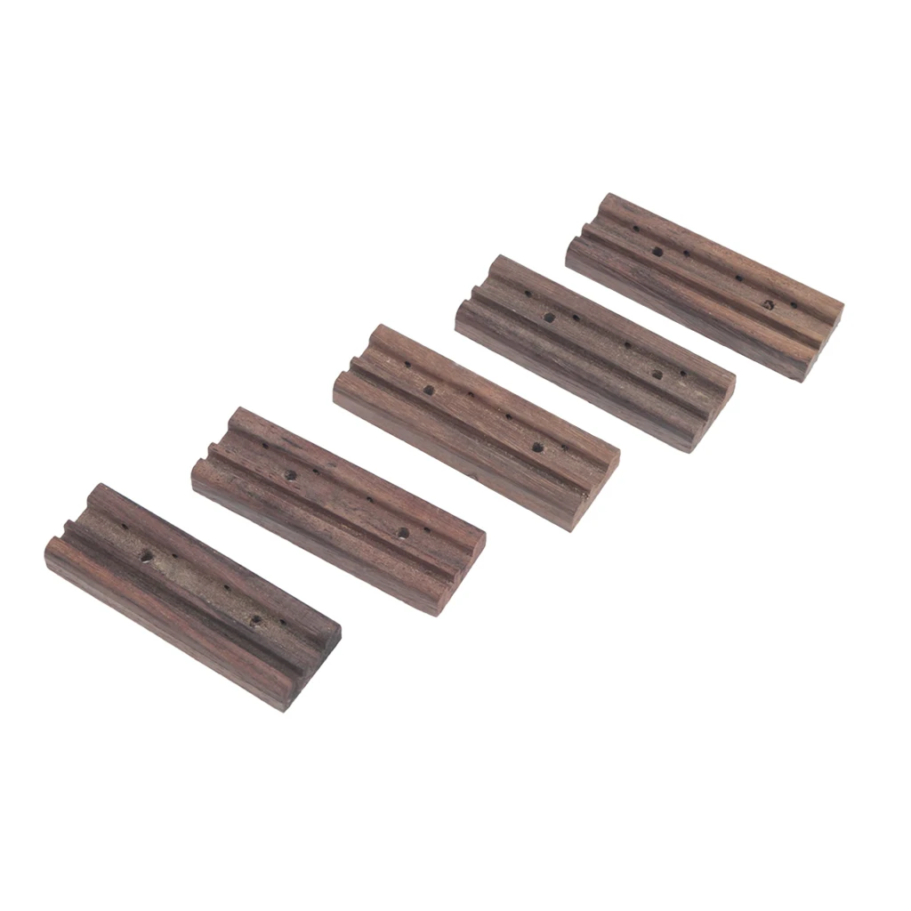5PCS Ukulele Bridge Rosewood For 21'' Soprano 4 Strings Guitar Parts Replacement | Спорт и развлечения