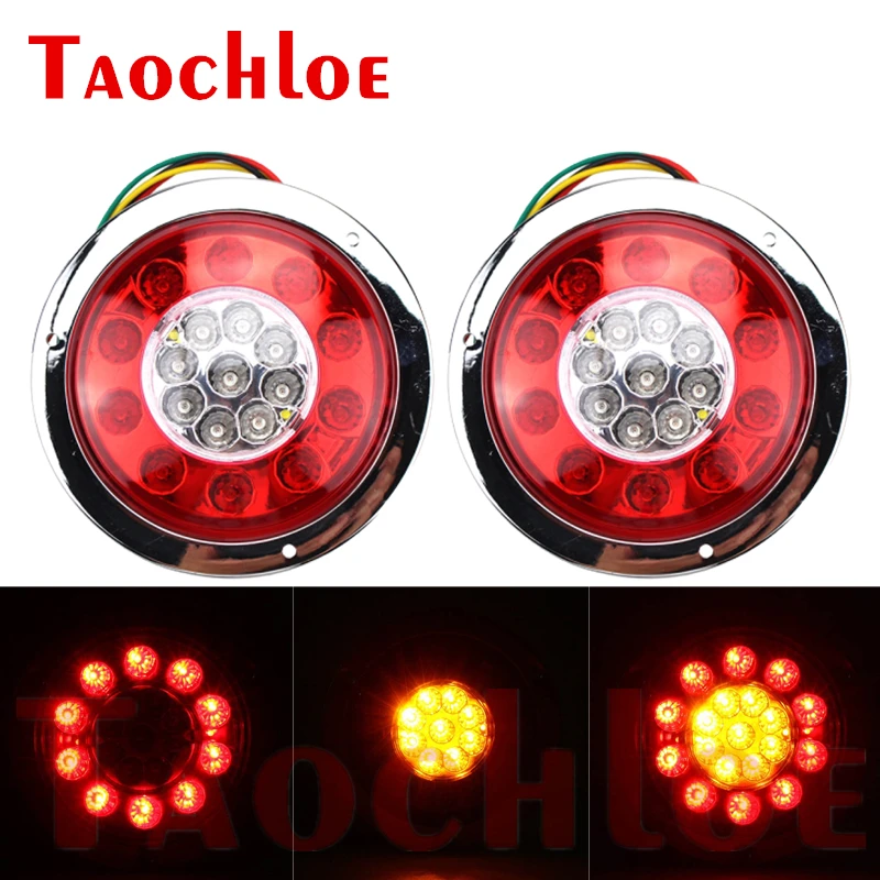 2 шт. Автомобильные светодиодные задние фонари 12 В 24 В|Фара для авто в сборе| |