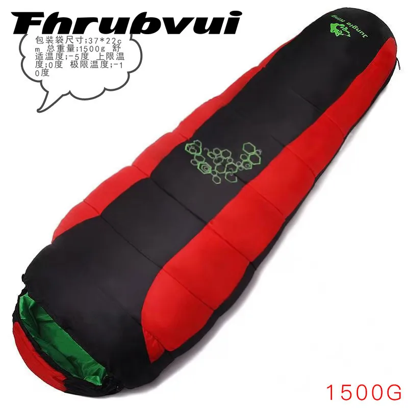 

Хлопковый спальный мешок для взрослых с толстой подкладкой и четырьмя отверстиями, спальный мешок для отдыха на открытом воздухе, кемпинга,...