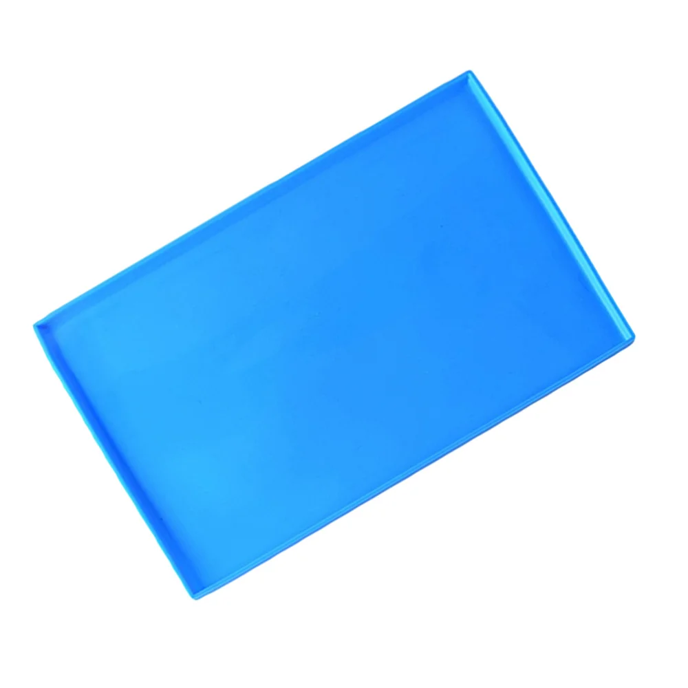 

2pcs Silicone Rolling Pads Cake Roll Shaping Mats Flexible Dough Rollers Baking Mold for Home Bakery (Random Color)