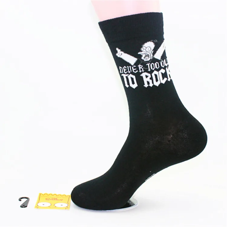

Hot Fashion Cartoon Anime Men Socks Long Happy Art Funky Socks Crazy Cool Winter Warm Novelty Sock Christmas Gifts Dropshipping