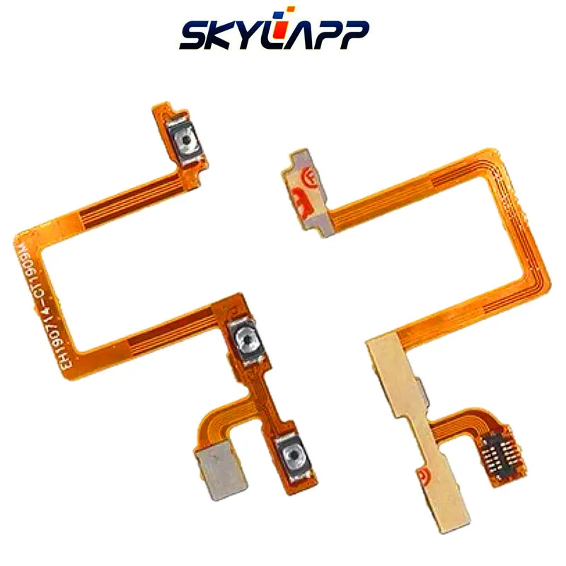 Плоский кабель с кнопкой включения и выключения для Huawei Honor 9x HLK-AL00, гибкий ленточный кабель