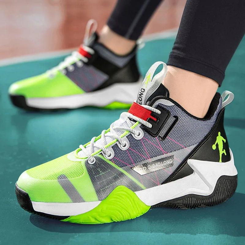 

Men Basketball Shoes 2021 Comfortable Sport Shoes Women Trend Walking Shoes Teenager Sneakers Court Gym Basketball Sneakers