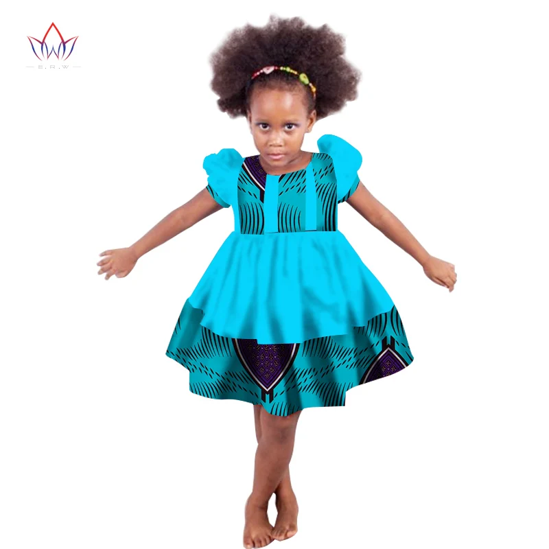 АФРИКАНСКАЯ ДЕВУШКА Костюмы дети Дашики традиционные хлопок Платья для женщин