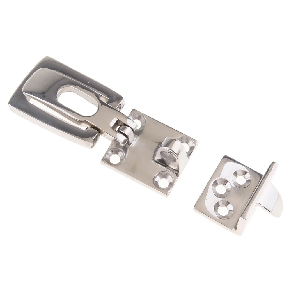 

316 Stainless Steel Swivel Eye Hasp Latch for Marine Boat Cabin, RV