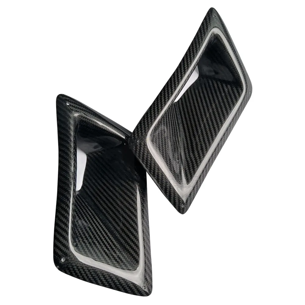 

Car Exterior Intake Duct Auto Use Sticker Air Vent Decoration Professional Left Side Easy Install Carbon Fiber For Nissan 350Z