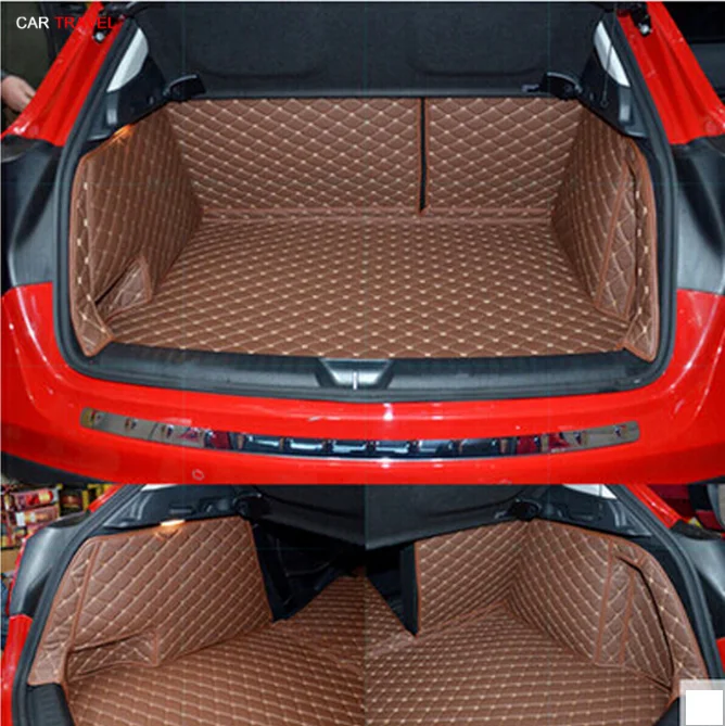 Top quality! Full set car trunk mats for Mercedes Benz GLA 220d 2019-2013 waterproof boot carpets cargo liner for GLA 220d 2016