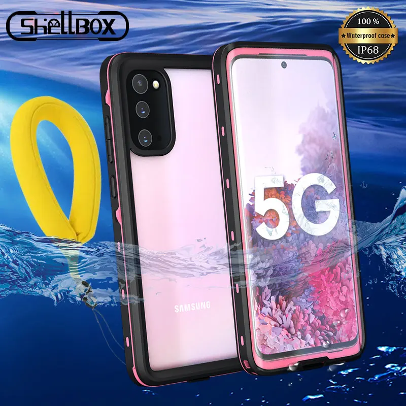 Водонепроницаемый чехол Shellbox IP68 для дайвинга Samsung Galaxy S20 + плавания пылезащитный с