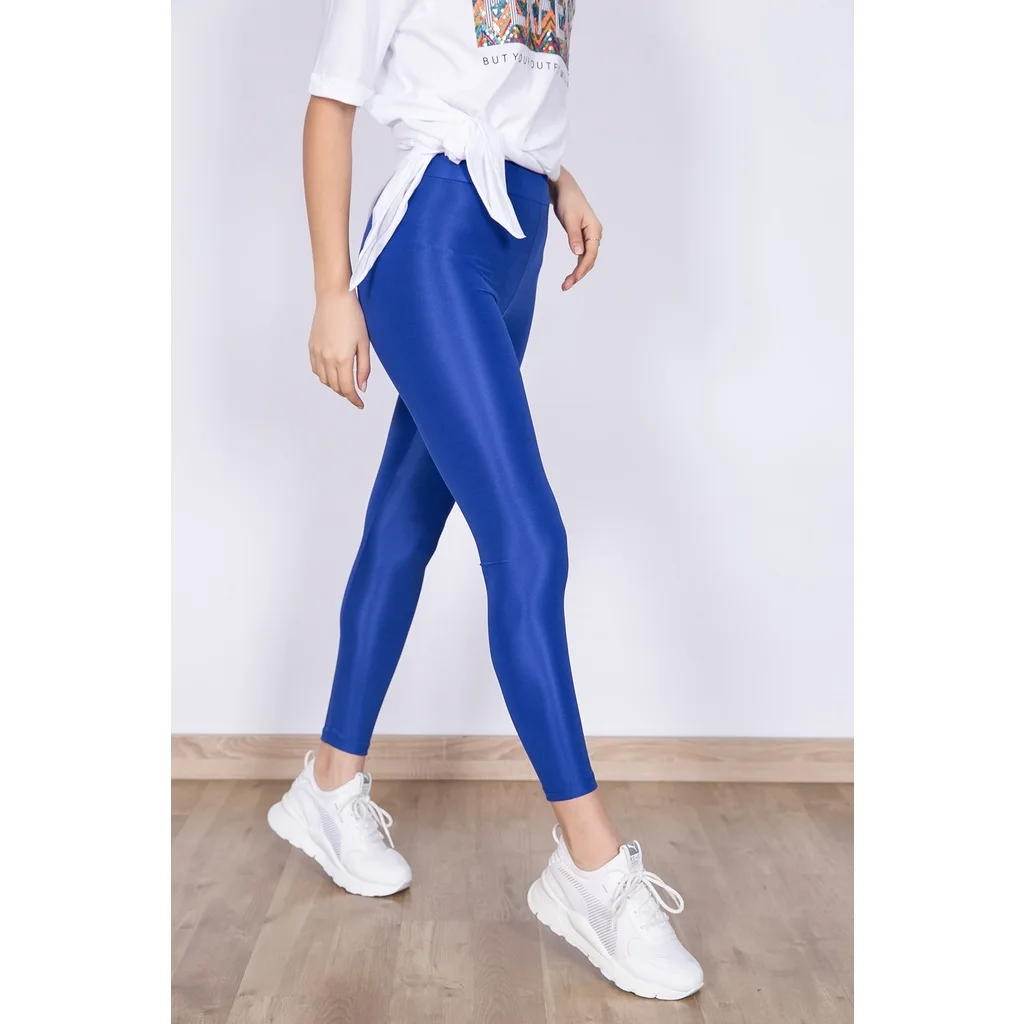 Mylife Arched Bright Leggings SAKS BLUE