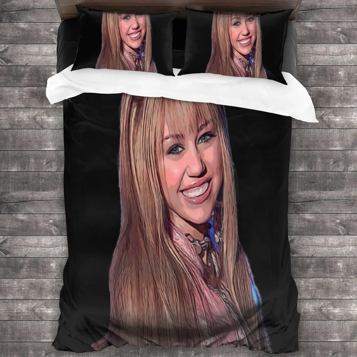 

Hannah Montana Linens Bedspread Bedding Set Duvet Cover Bed Sheet Comforter Set Winter Bed Blankets