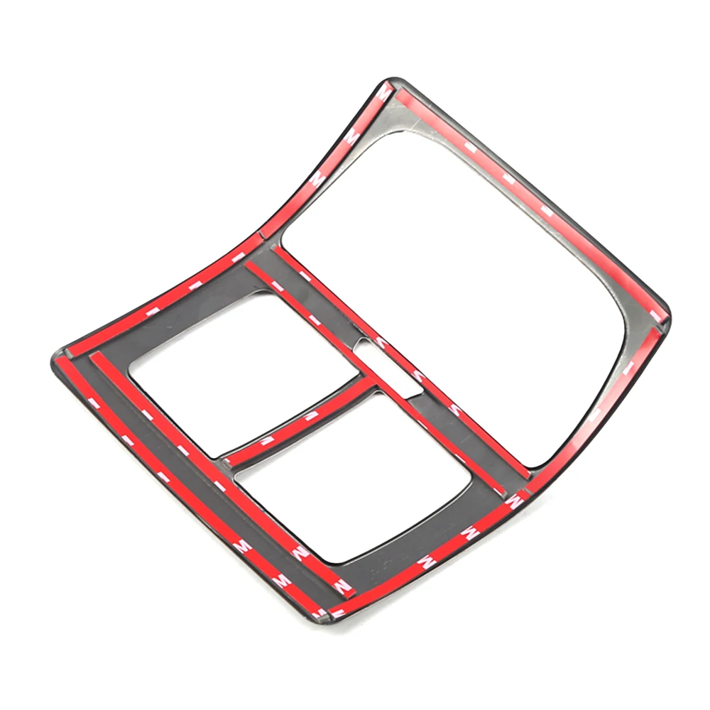 

CarManGo Car Accessories Rear Back Air Vent Outlet Panel Cover Frame Sticker Interior Decoration for BMW X3 G01 X4 G02 2018-2020