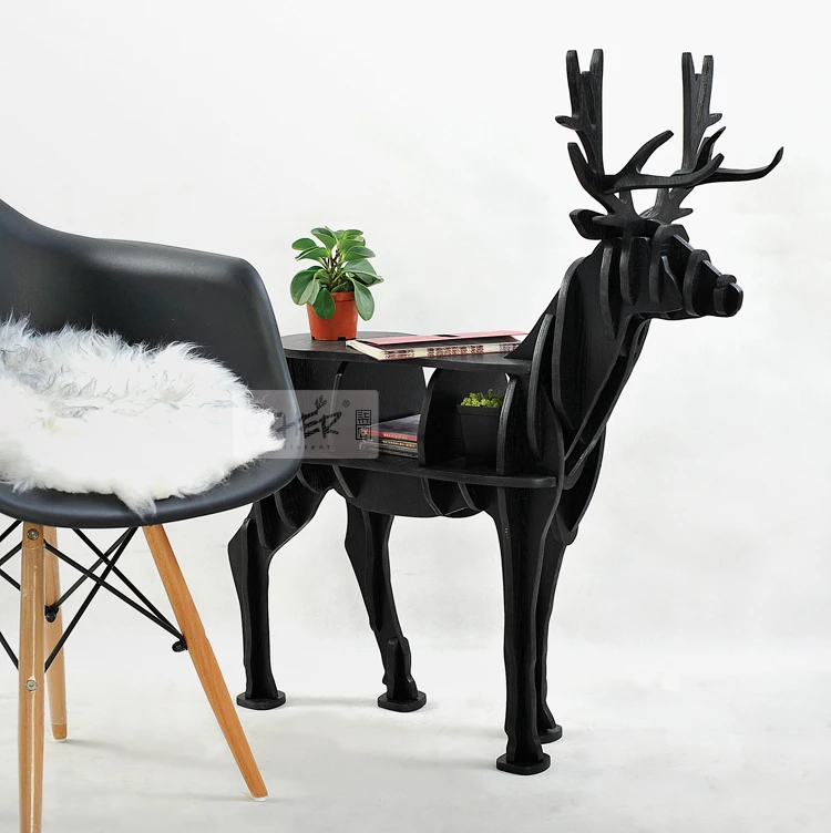 Новинка! Высококачественный деревянный оленевый стол размера s! Мебель-пазл для