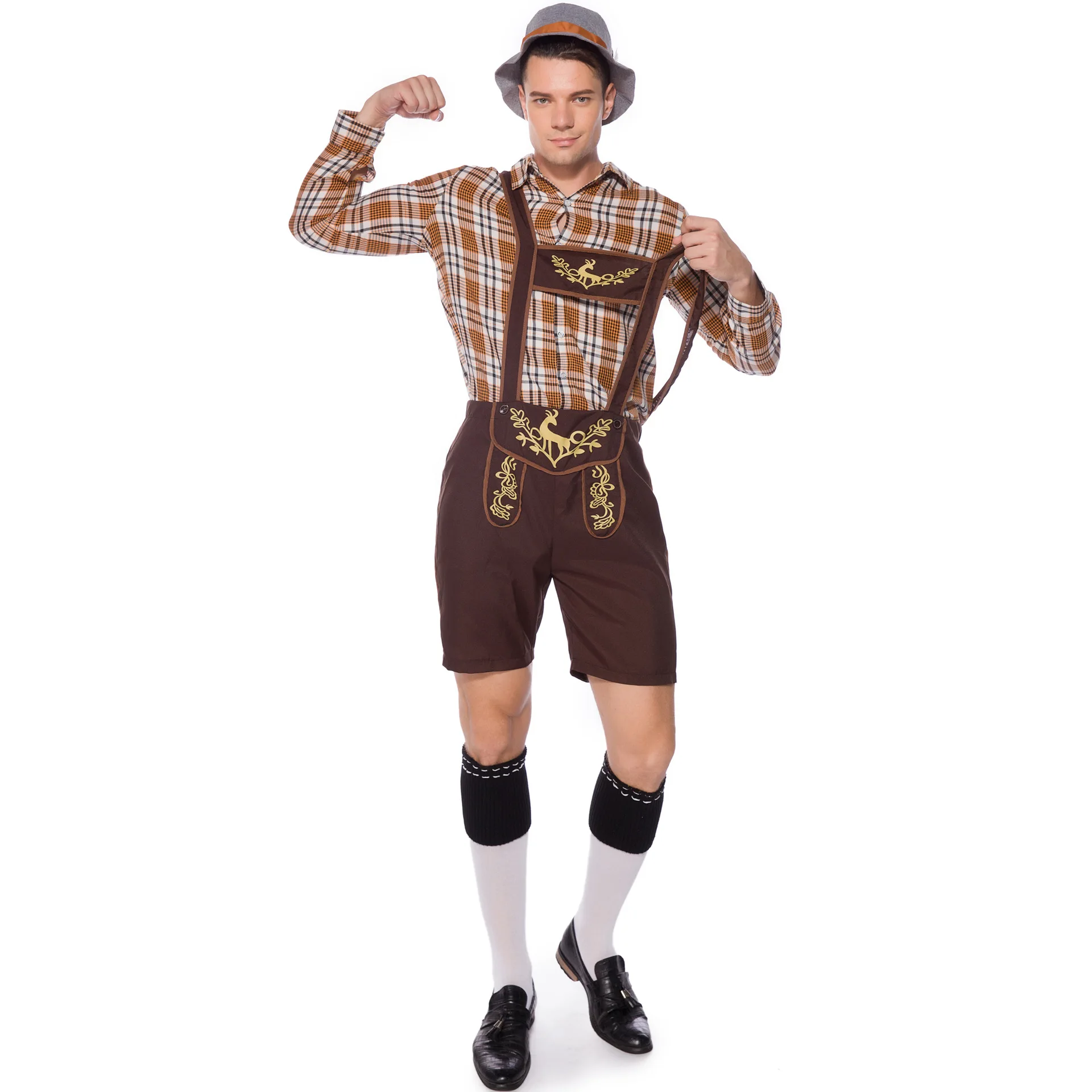 Мужской костюм для косплея из баварского Октоберфеста Немецкий фестиваль пива