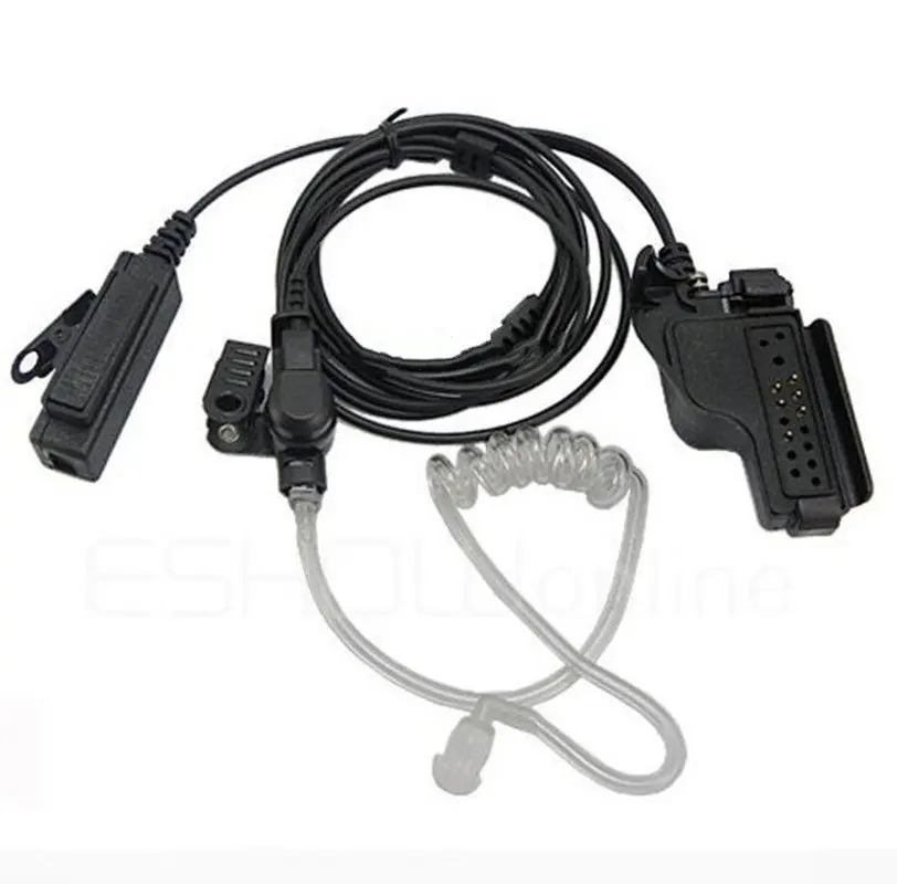 Radio Earpiece FBI Surveillance Acoustic Air Tube Headset for Motorola Radio HT1000 XTS1500 XTS2500 XTS3000 XTS3500