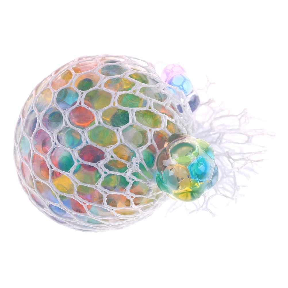 

1PCS Novelty Anti Stress Gadget Lovely Squeeze Toys Grapes Squeeze Toy Squishy Anti Stress Mesh Ball Grape Squeeze Toy