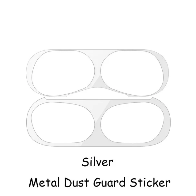 dust guard sticker S Для Airpods Pro Чехол 3D маленький медведь мультфильм мягкий силиконовый беспроводной чехол для наушников s для Apple Airpod 3 чехол милый чехол Funda - Цвет: dust guard sticker S