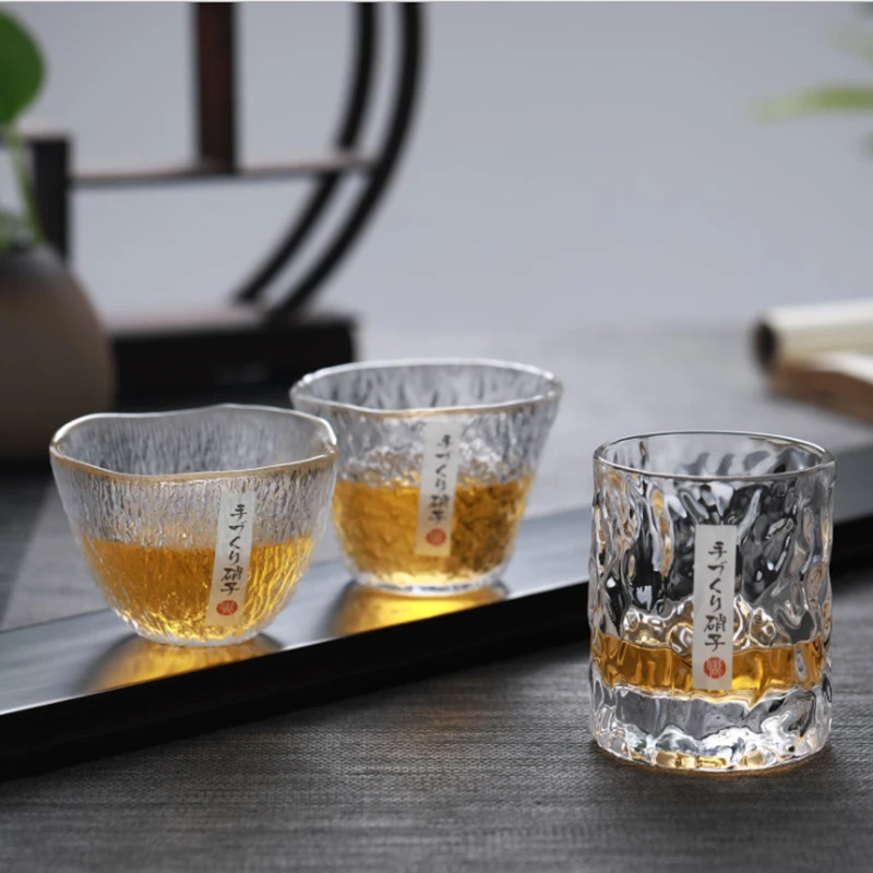 Ручная работа японский молотковый зарубежный бокал для вина виски домашний