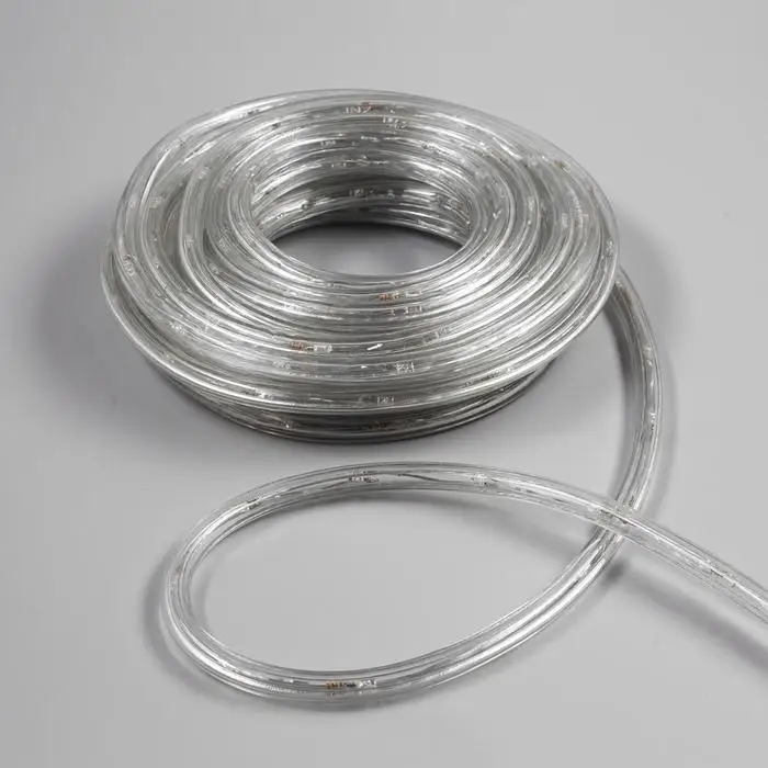 LED шнур 10 мм круглый м чейзинг 2W LED/м 24 220V с контр. 8р ЖЕЛТЫЙ|Светодиодные ленты| |