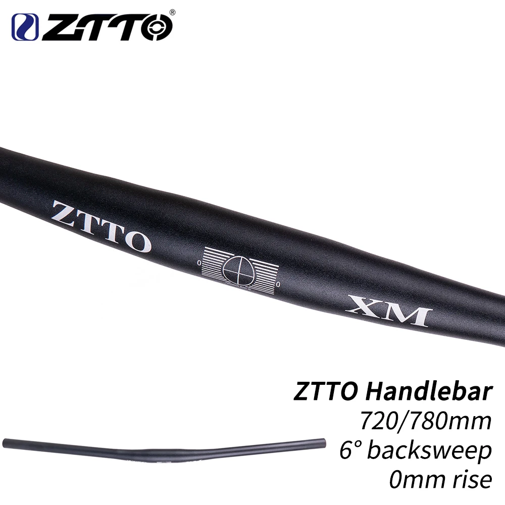 Ztto MTB велосипед 31,8 мм алюминиевая ручка из сплава держатель плоский бар прямая толстая трубка 6 задняя развертка MTB велосипедный руль 720 мм 780 мм