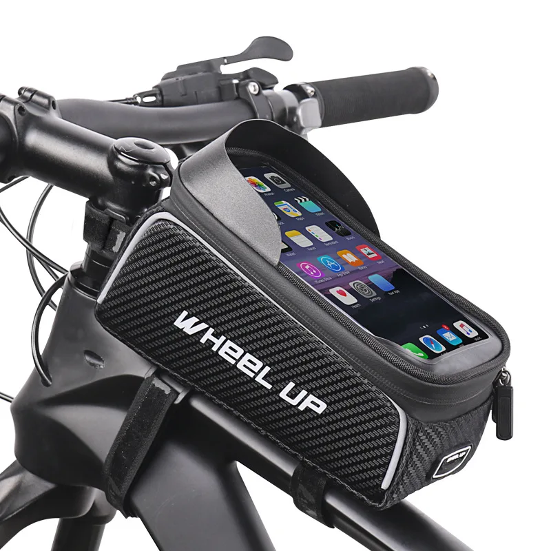 2021New Bicycle Cycling Bag Mountain Bike Front Beam Bag Waterproof Phone Bag bicycle rack bag bike bag bicycle accessories