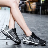 tophqws 2022 women and men sneakers casual air cushion running shoes female breathable sports shoes spring unisex chunky sneaker