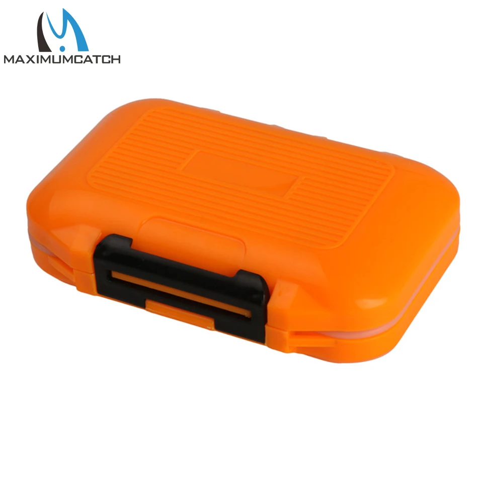 Maximumcatch Orange&ampGrey RO Мини-пластиковая коробка для рыбалки нахлыстом Двухсторонняя