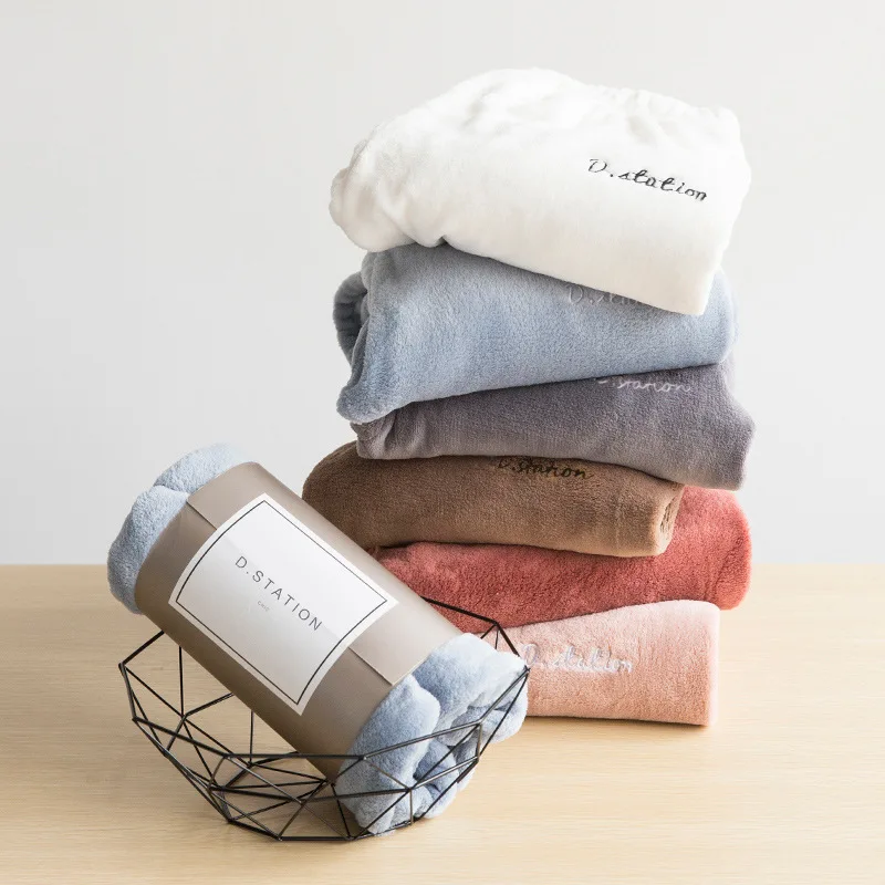 

Solid Casual Thicken Flannel Pajama Pants Set for Women Men Home Wear Thick Warm Hooded Coral Female Fleece Pajamas Sleepwear