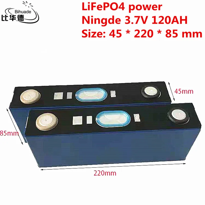Силовой LiFePO4 3 7 Ач 220 в 45*85 мм оснащен наружным приспособлением для электрического