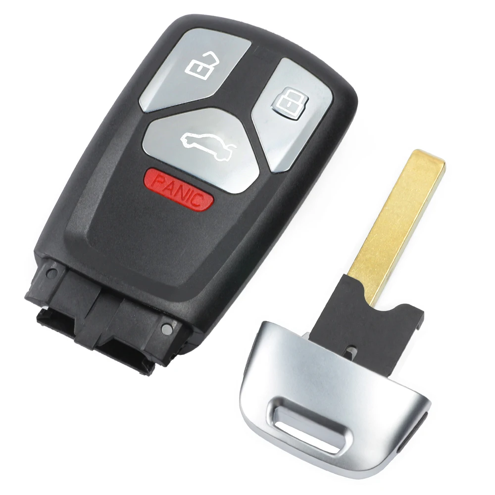 

KEYECU Smart Remote Car Key Fob 4 Buttons 315MHz 433MHz for Audi A4 A5 Q7 TT SQ5 NBGFS14P71 FCC: 4M0 959 754 P/N: 8S0 959 754 AL