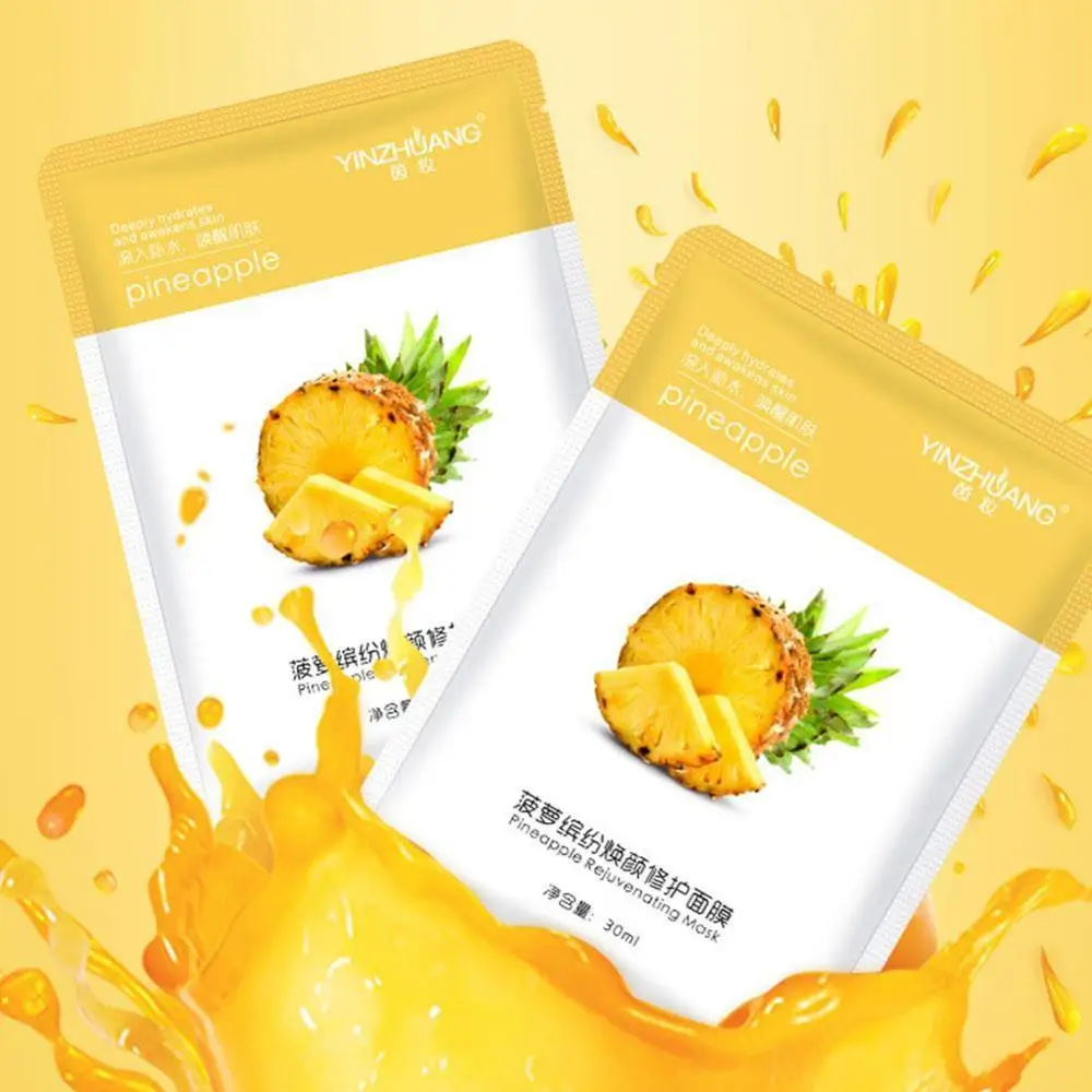 Holika Pure Essence Тканевая маска 1 шт. уход за кожей лица Отбеливающая увлажняющая