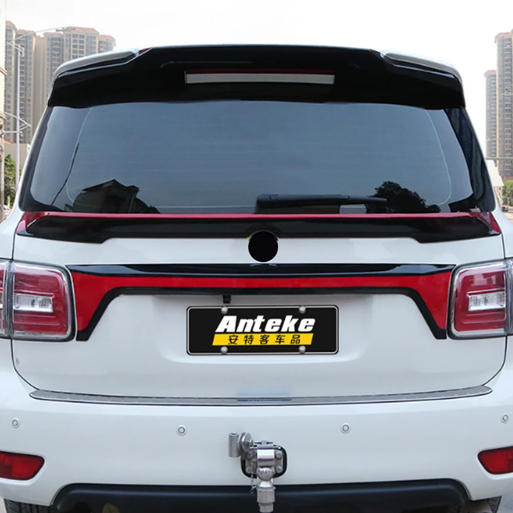 CARMANGO для Nissan Patrol Y62 автомобильный Стайлинг задний багажник спойлер губ хвост