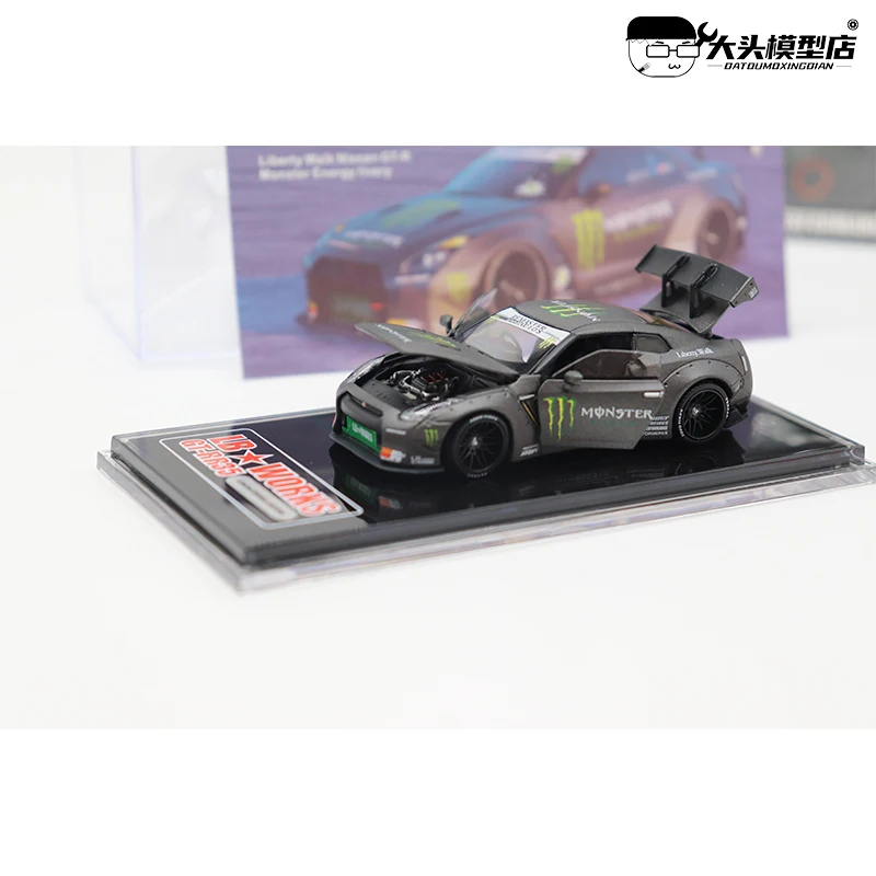 

1/64 LB Works NISSAN Gtr35 Monster Open Diecast Model Car Furnishing Articles