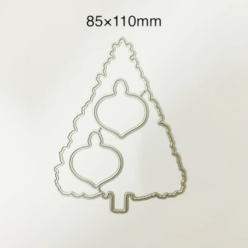 

Christmas Stamps & Dies New 2021 Metal Cutting Dies Scrapbooking For Card Making Tree Bells Embossing Frame Stamp Set