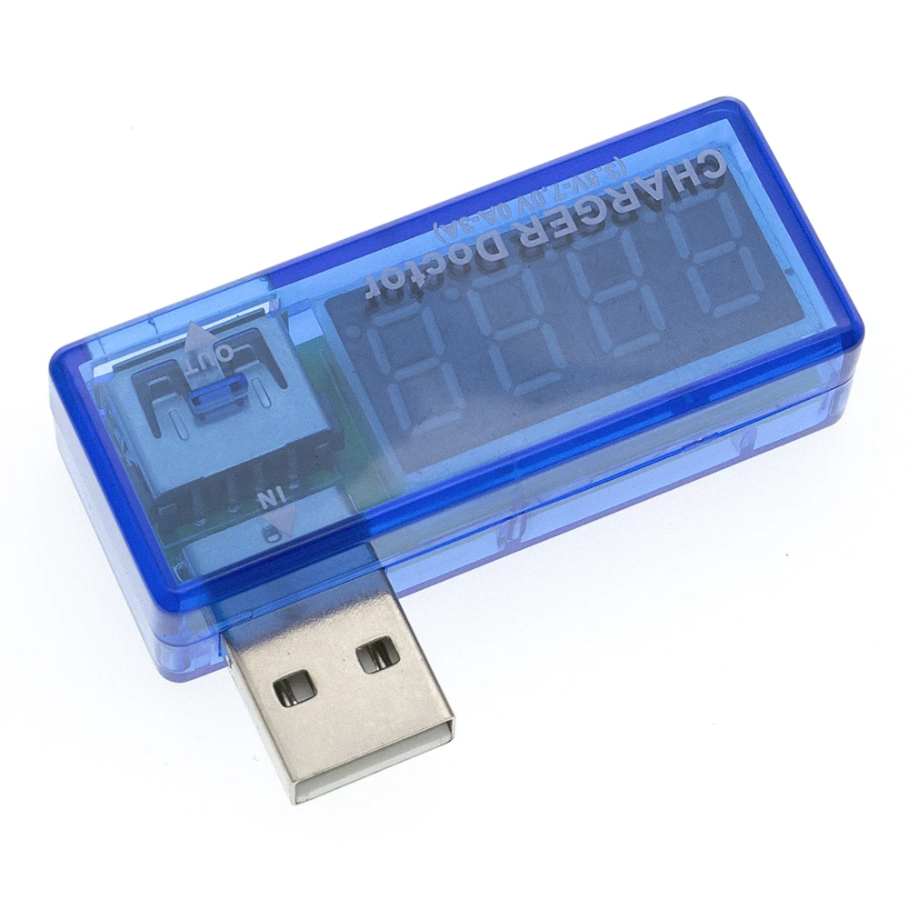 Цифровой дисплей Горячая мини USB мощность измеритель напряжения тока портативный мини детектор тока и напряжения зарядное устройство Доктор