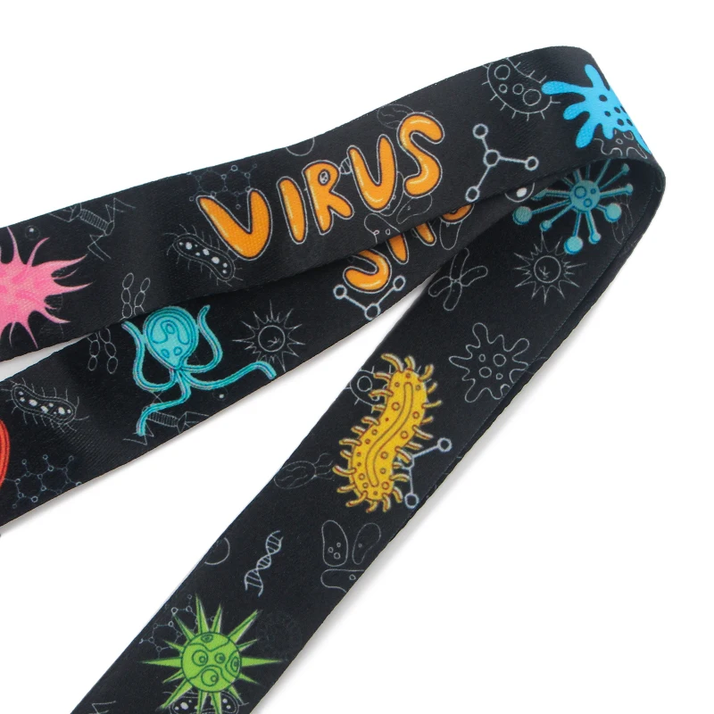 Медицинский шнурок C979 для вирусных бактерий держатель кредитных карт бейдж