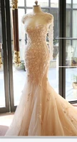 custom made hot sell sweetheart mermaid elegant appliques lace flowers bridal gown for sale 2018 mother of the bride dresses