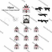 10pcs clone boomer soldier troopers with weaponry set building blocks bricks star action figure wars toys kids