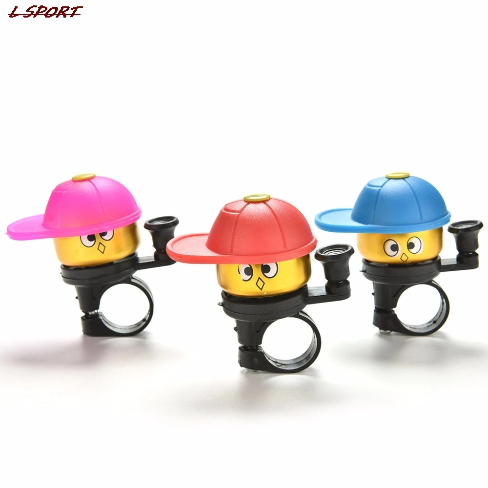 Новинка 1 шт. Детский велосипедный звонок милые шапки милый мини для маленьких