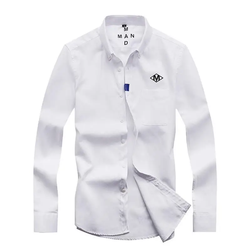 

plus size 8XL 7XL 6XL 5XL 4XL Spring Autumn Cotton Dress Shirts High Quality Mens Casual Shirt Casual Men Slim Fit Social Shirts