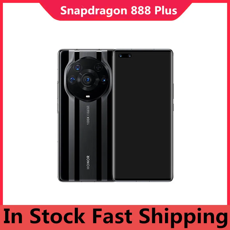 Оригинальный Смартфон Honor Magic 3 Pro Plus + 6 76 дюйма 120 Гц OLED 888 МП Snapdragon IP68 66 Вт зарядное