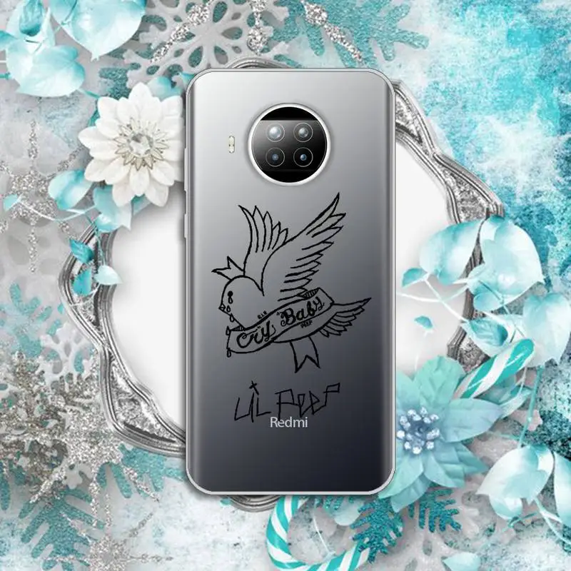 

Lil Peep America rapper singer Phone Case Transparent for Xiaomi Redmi note 10 t 8 9 pro lite 11