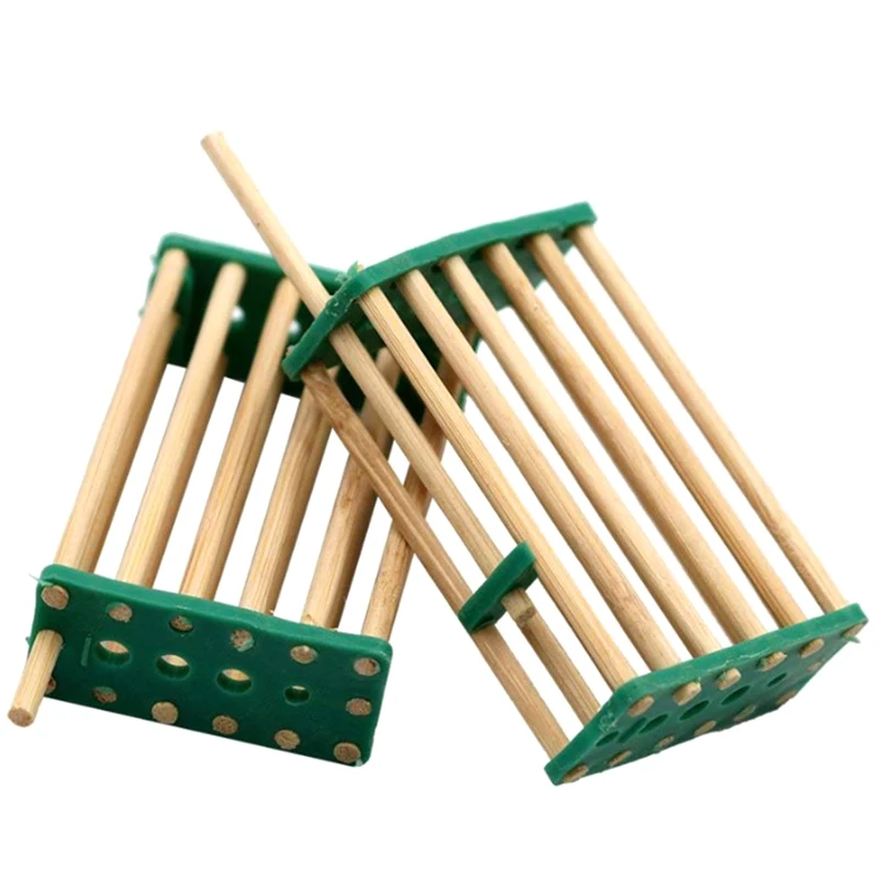 

10pcs Bee Nest Bamboo Queen Bee Isolation Transport Cage Beekeeping Tools For Apiculture Beekeeper