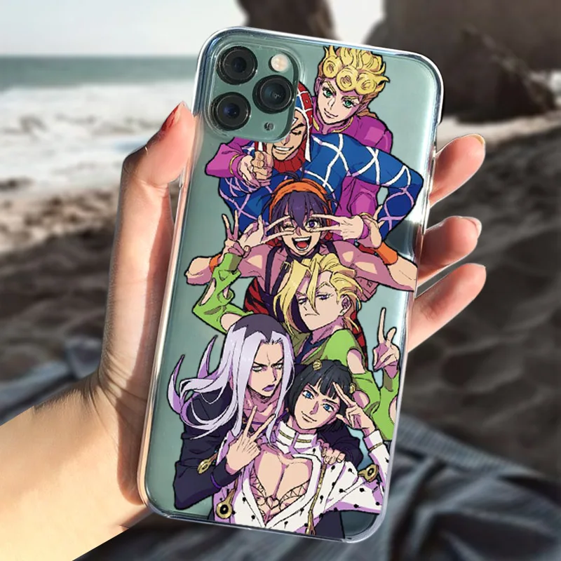 Чехол для телефона JOJO 39 s с японским аниме Невероятные приключения iPhone 12 11 Pro Max X XR