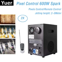 dj equipments firework machine 600w cold spark wedding flame fountain dmx and pixel control sparkly machine for party wedding