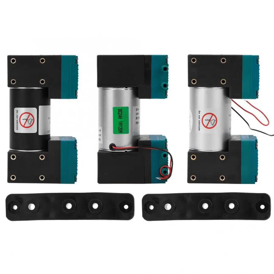 Мембранный вакуумный мини насос с низким уровнем шума 90 ~ 350 кПа 24 Вт 10 20 л/мин 12 в