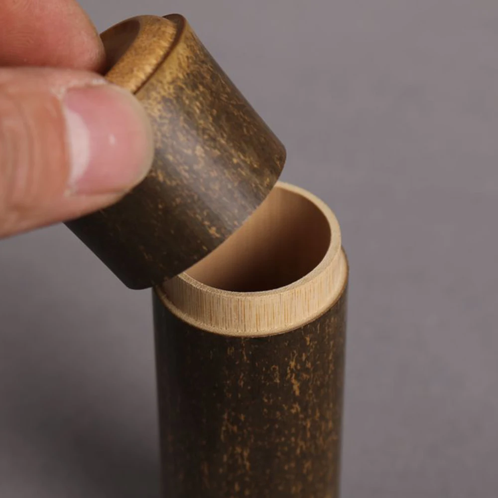 Дорожная портативная бамбуковая чайная подставка ручной работы в традиционном