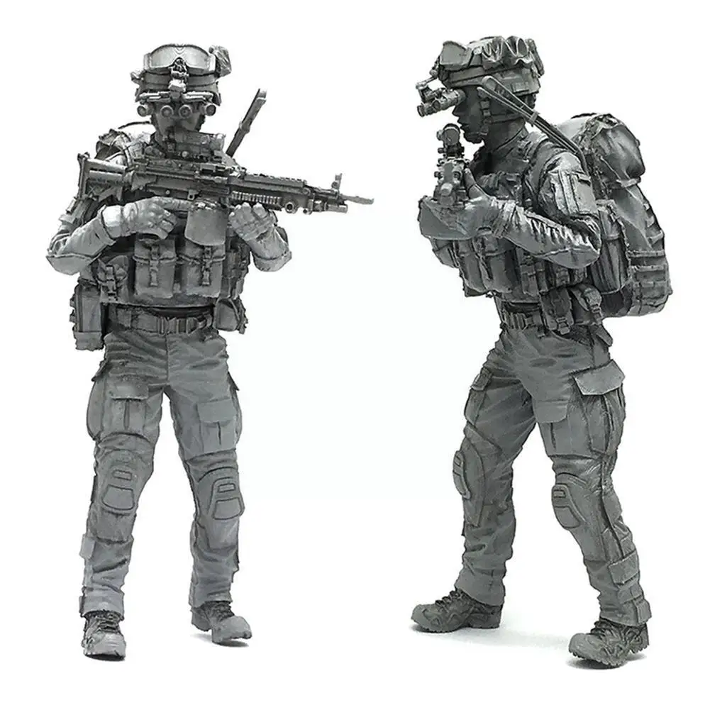 

Model 1/35 Figure Model Kits Modern American Special B Resin Ah-02 Force Unmounted Model Soldier P1N3
