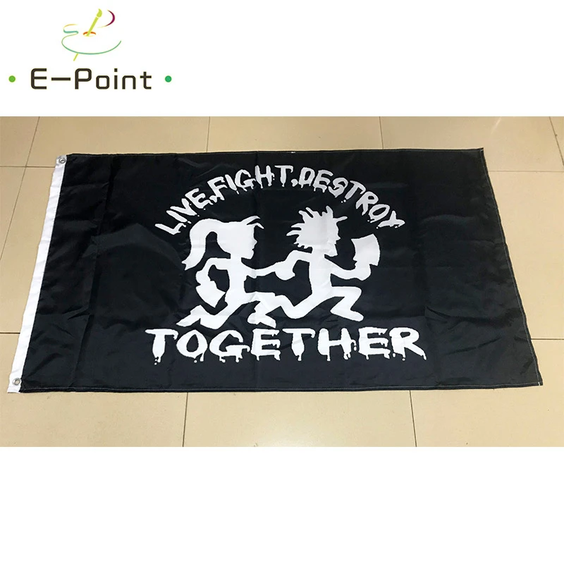 Juggalo Icp Hatchetman Flag 2ft*3ft (60*90cm) 3ft*5ft (90*150cm) Size Christmas Decorations for Home Flag Banner Gifts