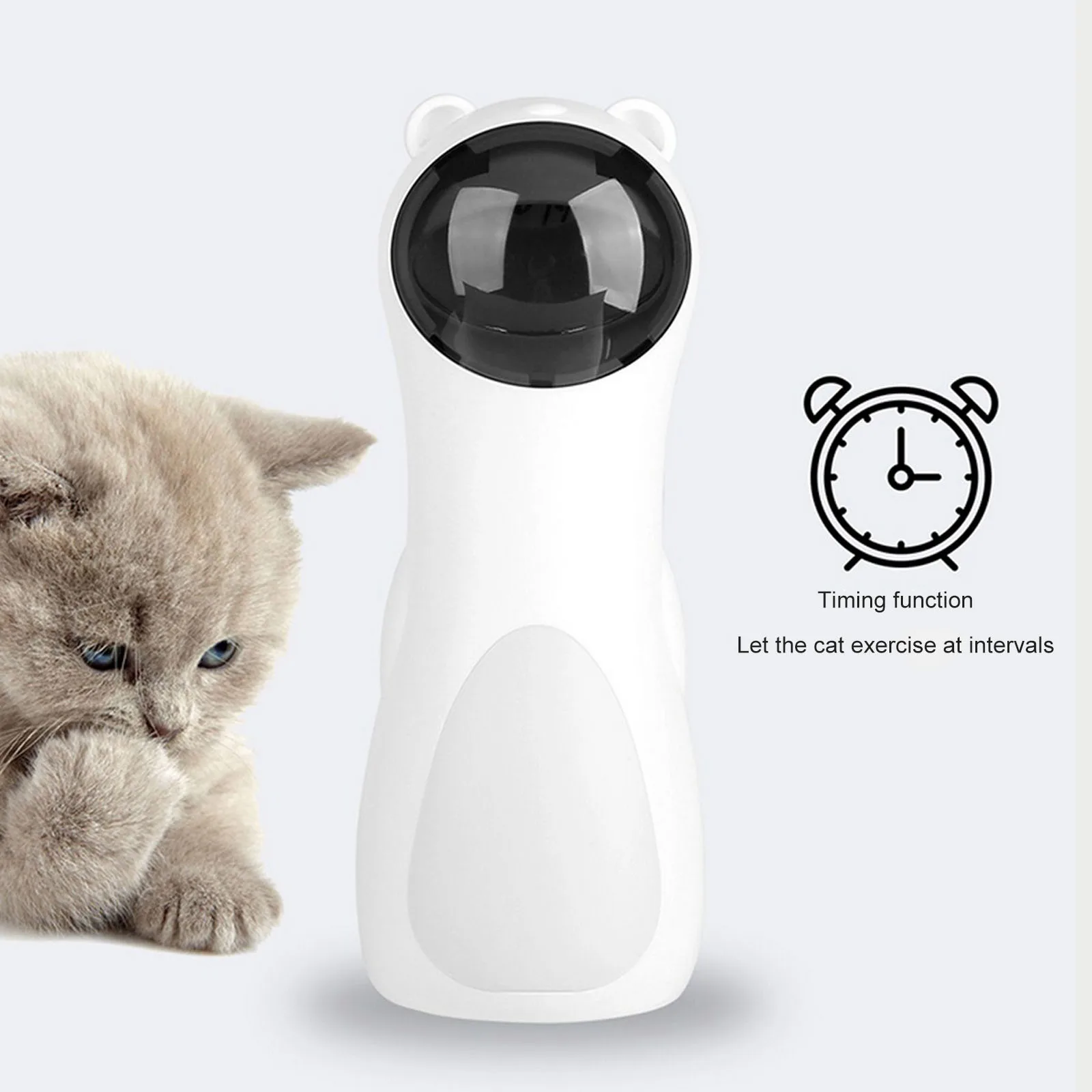 

Cat Laser Toy Automatic Kitten/Dog Interactive Toy Funny Handheld Mode Portable Cats Dog Laser Pointer Pet Teasing Smart Toys